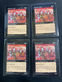 MtG X4 Restless Dead Mirage Magic the Gathering (Skeleton) - Image 1