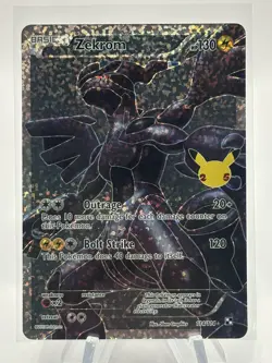 Zekrom Full Art Holo 114/114 Celebrations Classic Collection Pokemon NM - Image 1
