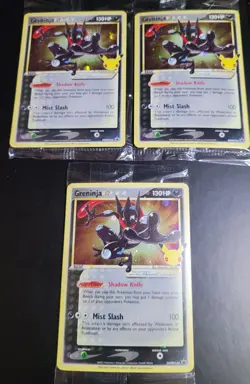 2021 Pokemon Celebrations Greninja Gold Star Promo SWSH144 - Sealed - Swirl - Image 1