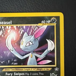 25/111 Sneasel 1st Edition Rare Card | Pokemon Neo Genesis 2000 | LP/NM - UK - Image 4