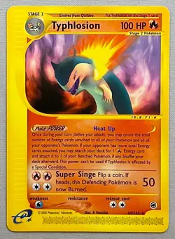 Pokemon Typhlosion #65/165 Non-Holo Rare - Expedition Base Set - NM or Better! - Image 1