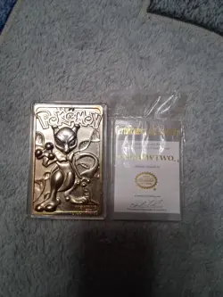 1999 Pokemon Special Edition 23 Karat Gold-Plated Trading Card #150 Mewtwo - Image 1