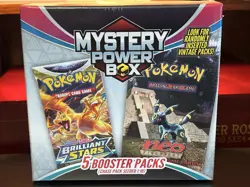 Pokemon Mystery Power Box Chase Pack Seeded 1:10 (5 Booster Packs) NEW SEALED - Image 1