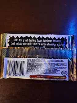 Vintage 2000 Pokemon Topps TV Animation Series 3 Sealed Booster Pack - Charizard - Image 5