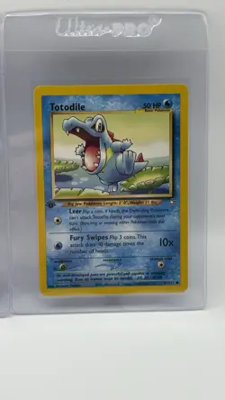 Pokemon 1st Edition Johto Starters Lot Neo Genesis Chikorita,Cyndaquil,Totodile - Image 4
