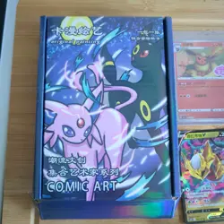 Non English Pokemon TCG Bundle Includes Comic Art Slab - Image 2