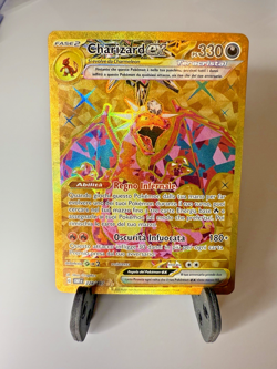 Charizard ex 228/197 - Fuori Serie Gold - Pokemon Ossidiana Infuocata Italiano - Image 1