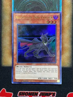 Yugioh Neo-Spacian Dark Panther BLRR-EN052 Ultra Rare 1st Ed NM - Image 1