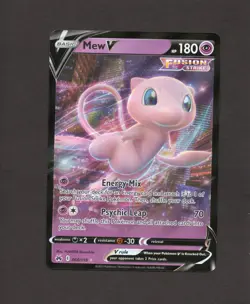 Mew V - 060/159 - Pokemon Crown Zenith Sword & Shield Ultra Rare Card NM - Image 1