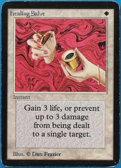 Healing Salve Alpha PLD White Common MAGIC GATHERING CARD (ID# 500715) ABUGames - Image 1