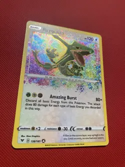 Rayquaza 138/185 Swsh04: Vivid Voltage Pokemon Card TCG Amazing Rare - Image 4