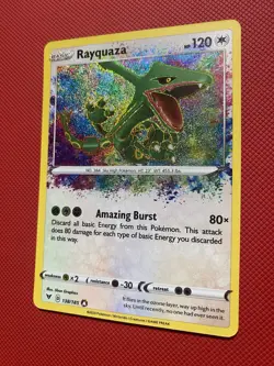 Rayquaza 138/185 Swsh04: Vivid Voltage Pokemon Card TCG Amazing Rare - Image 5