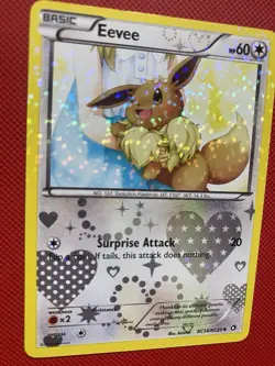 Eevee RC14/RC25 Legendary Treasures: Radiant Collection Holo Pokemon Card TCG - Image 5