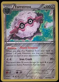 Forretress 60/106 XY Flashfire | Reverse Holo | NM/M | Pokemon Trading Card TCG - Image 1