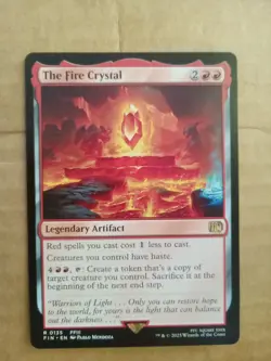 The Fire Crystal Final Fantasy MTG MINT PACK FRESH!! - Image 1
