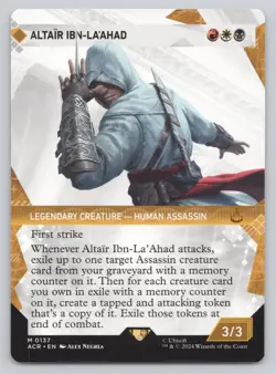Altair Ibn-La'Ahad (Showcase) Normal M Universes Beyond: Assassin's Creed 137 NM - Image 1