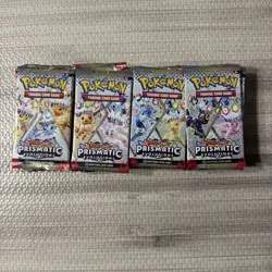 Pokemon TCG Prismatic Evolutions Booster Pack Lot Of (28) FACTORY SEALED PACKS - Image 1