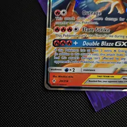 Pokemon - Unbroken Bonds - Reshiram & Charizard GX - 20/214 - English - Image 2