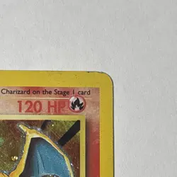 Charizard 004/102 Base Set Holo Vintage Rare Pokemon DMG / Damaged. See Pictures - Image 3