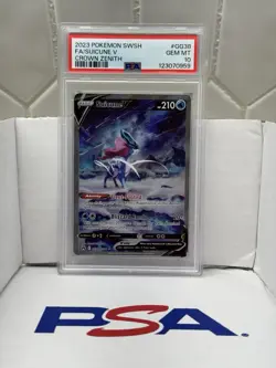 2023 Pokemon SWSH FA/Suicune v Crown Zenith #GG38 PSA 10 Gem Mint - Image 1