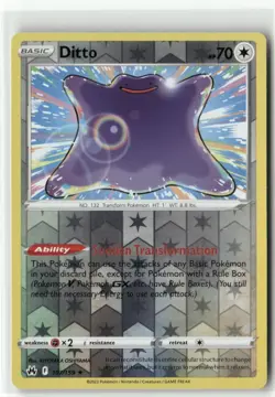 Ditto 107/159 Reverse Holo - Crown Zenith - Pokemon TCG NM - Image 1