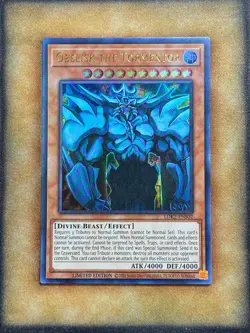 Yugioh Obelisk the Tormentor LDK2-ENS02 Ultra Rare Limited Edition - Image 1