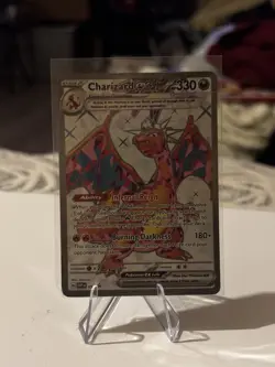 Charizard EX 056Sv: Scarlet & Violet Promo Full Art Holo Card NM Condition - Image 1