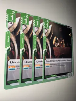 GD01-126 Underground Desert Base X4 Playset Gundam TCG CCG English Card Game - Image 2