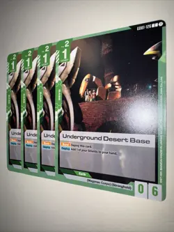 GD01-126 Underground Desert Base X4 Playset Gundam TCG CCG English Card Game - Image 3