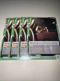 GD01-126 Underground Desert Base X4 Playset Gundam TCG CCG English Card Game - Image 4