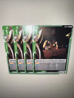 GD01-126 Underground Desert Base X4 Playset Gundam TCG CCG English Card Game - Image 5