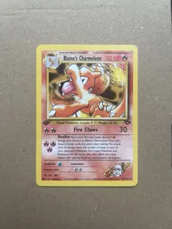 Blaine’s Charmeleon 31/132 1ST EDITION Gym Challenge WOTC Pokemon Card NM MINT - Image 1