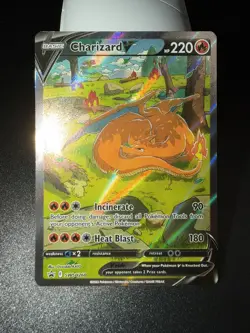 Pokemon TCG Charizard v SWSH260 Sword & Shield Promo Card Near Mint Condition #1 - Image 1