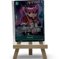 One Piece Perona OP09-034 Promo Card Sealed in Plastic Wrapper - Image 1
