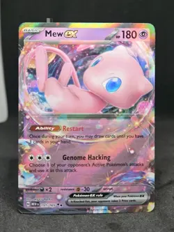Pokemon TCG Mew EX 151/165SV2023 Ultra Rare Holo Card Scarlet & Violet NM - Image 1
