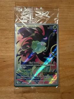 Pokemon TCG Mega Evolutions Stamped Promo Card - Bulbasaur 133/132 - NM - SEALED - Image 1