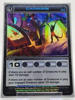 Chaotic card : Carniwin Promo 1st Edition Attack - Image 1