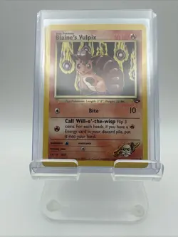 Blaine's Vulpix 66/132 1st Edition NM Gym Challenge Non-Holo Pokemon Card - Image 1
