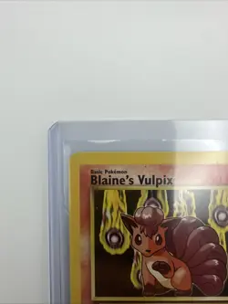 Blaine's Vulpix 66/132 1st Edition NM Gym Challenge Non-Holo Pokemon Card - Image 3