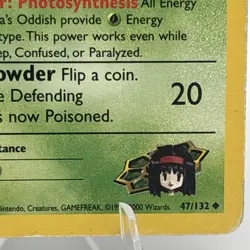 Erika's Oddish 47/132 Uncommon Gym Heroes Pokemon Card LP Vintage Nintendo WOTC - Image 5