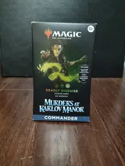 MtG: Murders at Karlov Manor - Commander Deck - Deadly Disguise - NEW/SEALED - Image 1