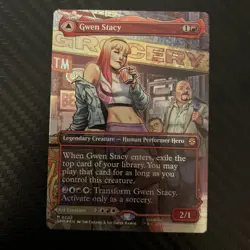 Gwen Stacy (0202) (Borderless) Marvel's Spider-Man Foil - Image 2