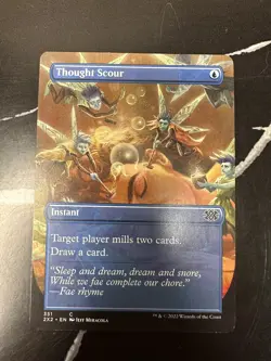 MTG | Thought Scour (351) (Borderless) | 2X2 | Regular NM Unplayed FAST2SHIP! - Image 1
