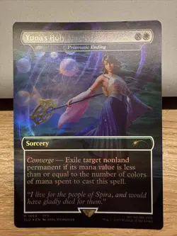 Mtg Secret Lair Final Fantasy Yuna - Prismatic Ending - Foil -NM - Image 1
