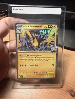 TCG Pokemon Iono's Kilowattrel Prerelease SVP182 S&V Black Star Promo Stamped NM - Image 1