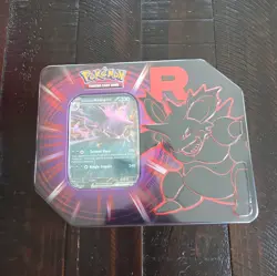 Pokemon TCG Team Rockets Nidoking EX Tin - Image 1