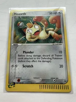 Pokemon TCG Meowth Holo Black Star Promo 013 Near Mint Condition - Image 1