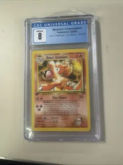 2000 Pokemon Blaine's Charmeleon Gym Challenge 1st Edition CGC 8 - 31/132 - Image 1