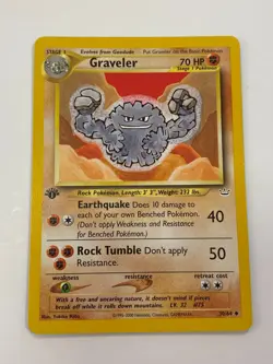 Graveler 30/64 Pokemon Neo Revelation 1st Edition Non Holo NM/MINT 2001 box-3 - Image 1
