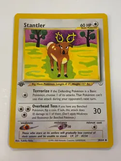 Stantler 38/64 Pokemon Neo Revelation 1st Edition Non Holo NM/MINT 2001 box-3 - Image 1